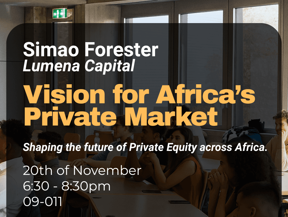 Speaker Event | African Private Markets
