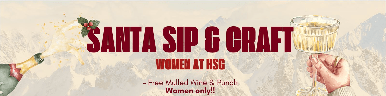 Women at HSG | Santa Sip & Craft