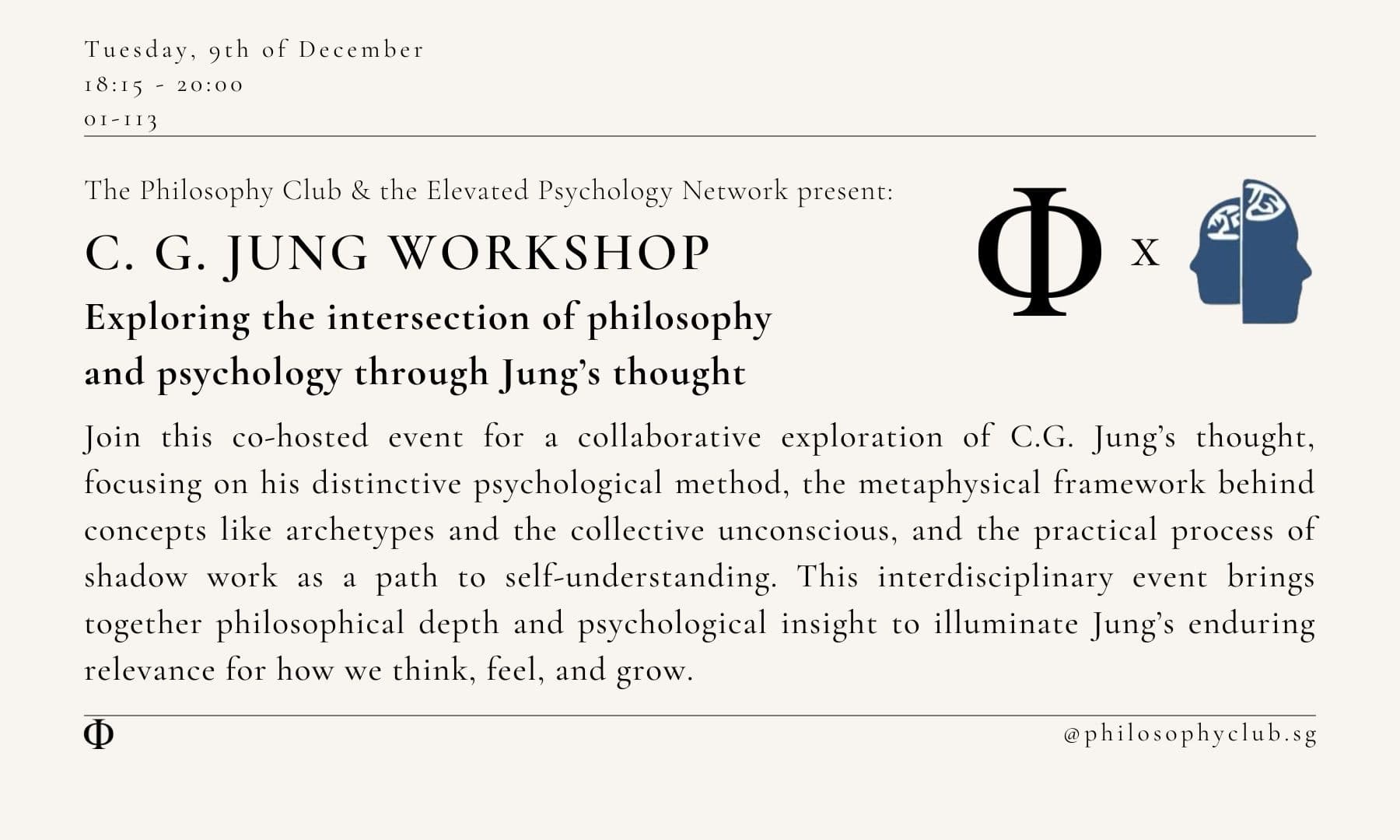 Carl Gustav Jung Workshop
