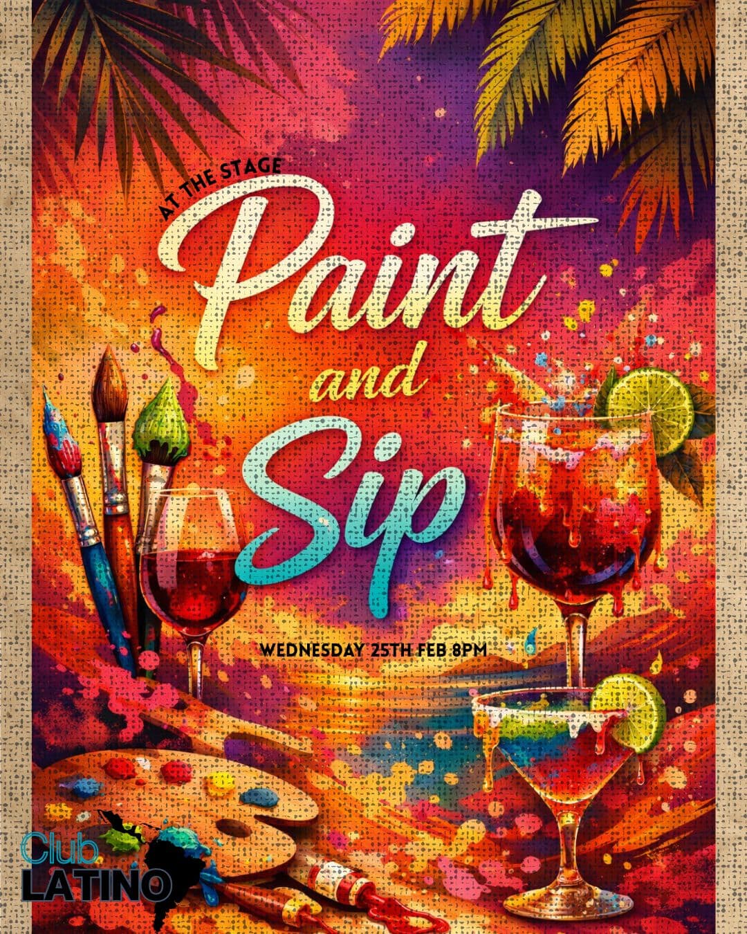 Club Latino Paint & Sip