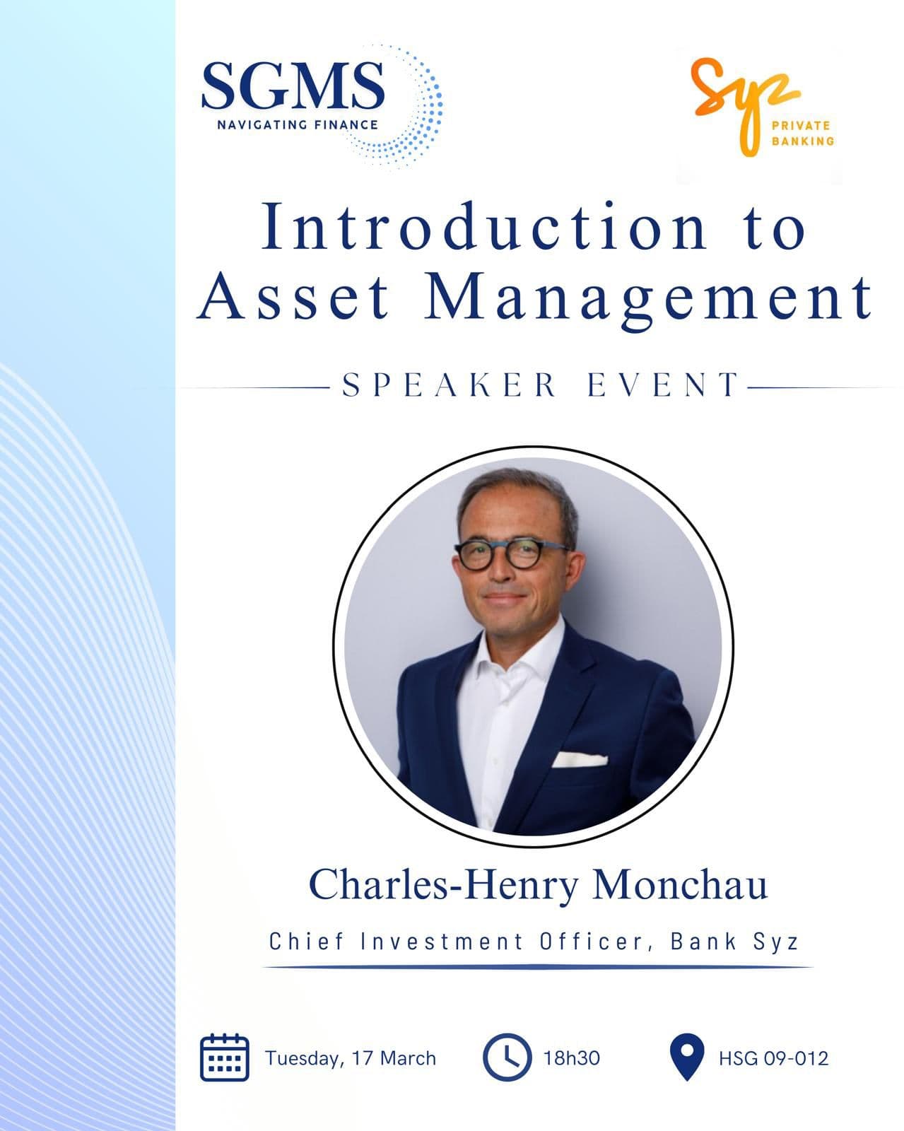 Introduction to Asset Management with Charles-Henry Monchau