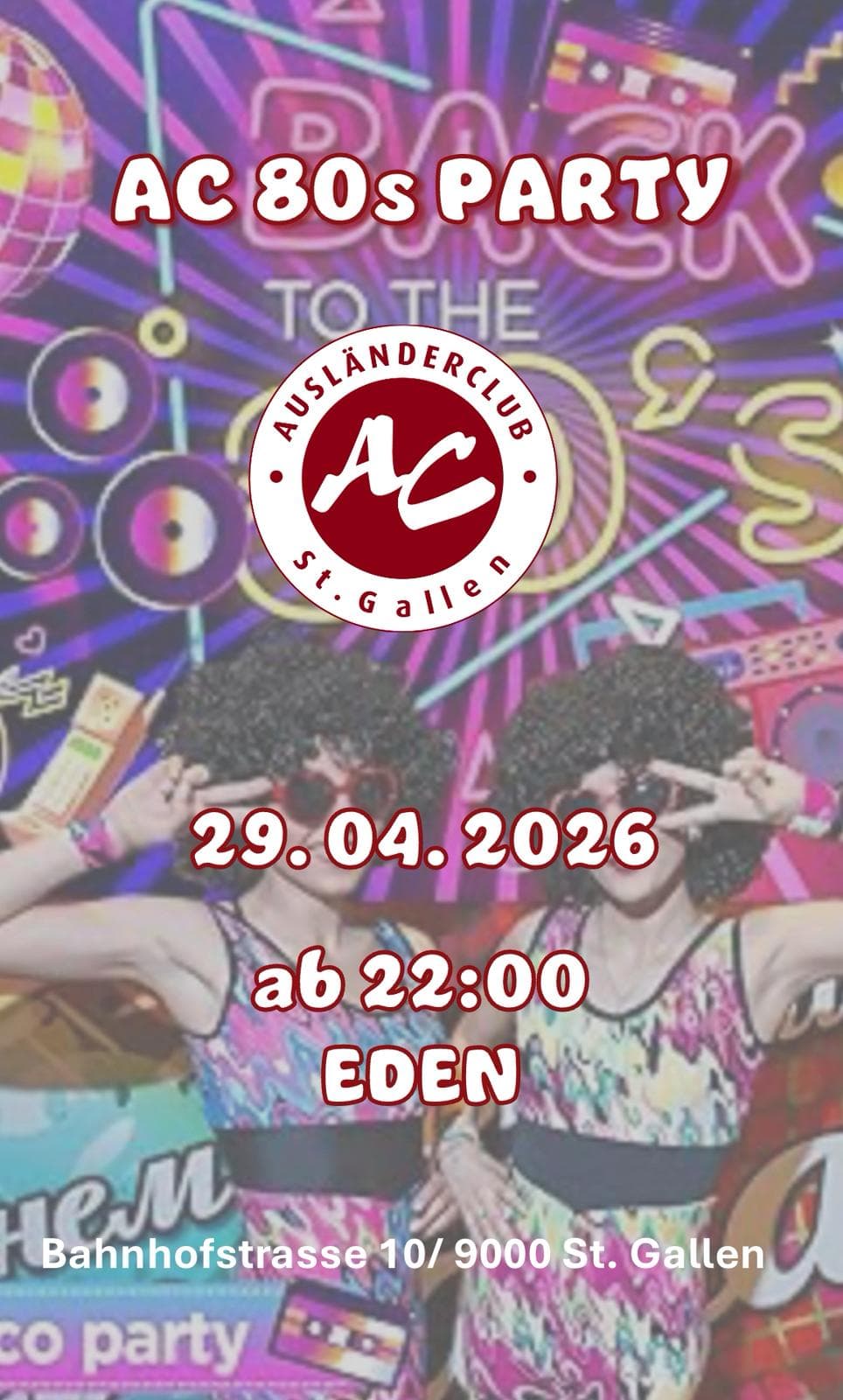 AC 80s Party im Eden