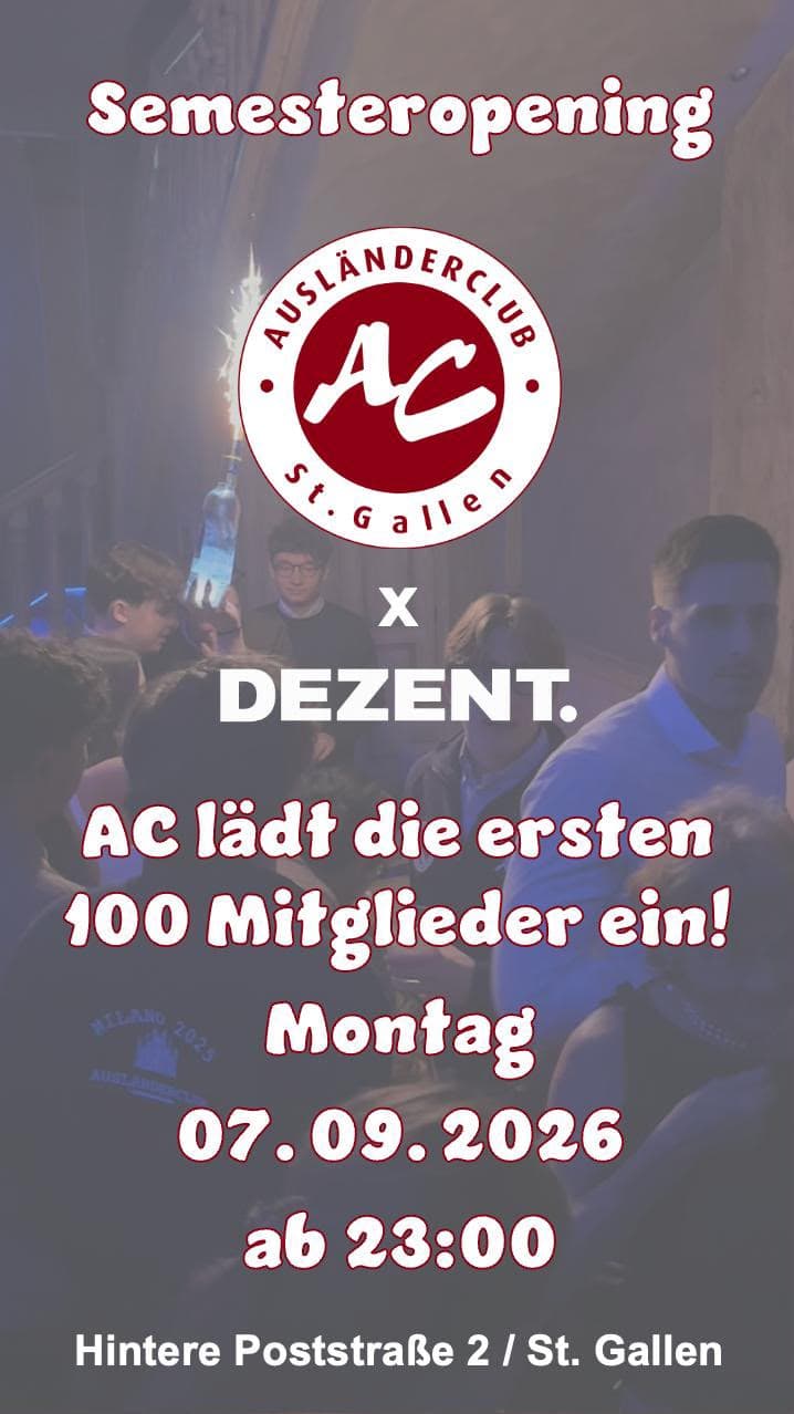 Semesteropening: AC x DEZENT