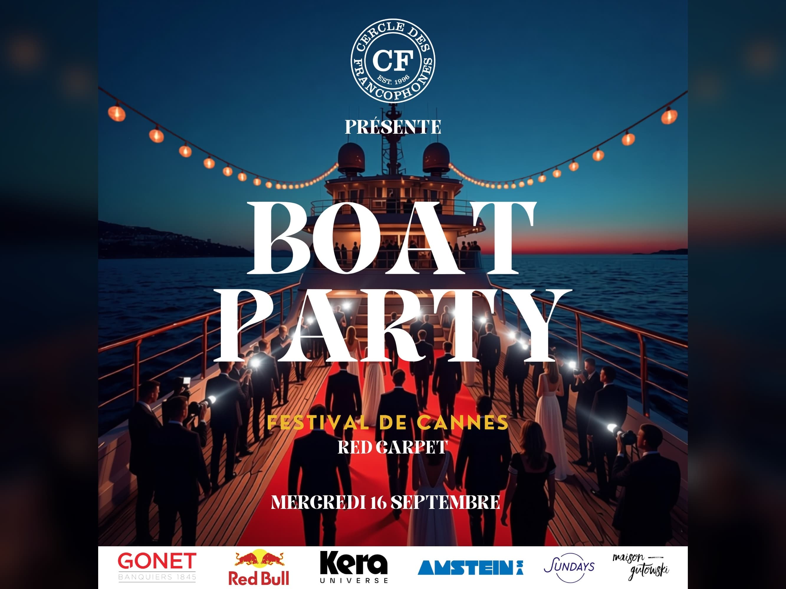 Boat Party - Festival de Cannes