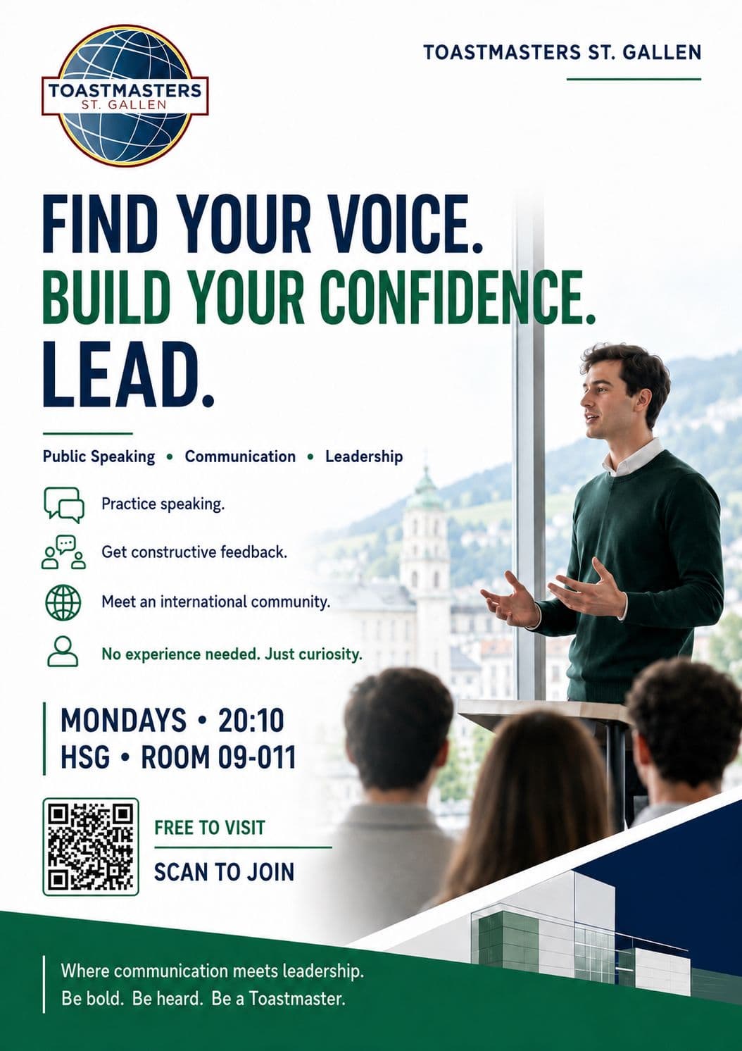 Weekly Toastmasters Meeting (Kick-off)