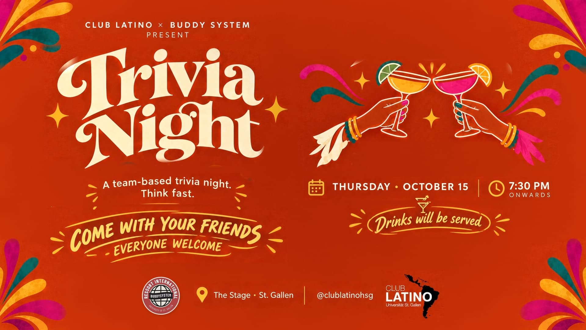 Club Latino × Buddy System: Trivia Night